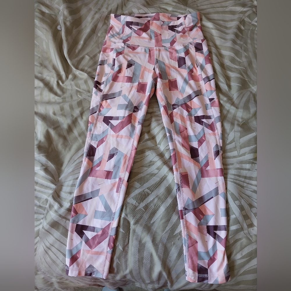 Xersion Womens Compression 7/8 Ankle Leggings Quick Dry, Size Small